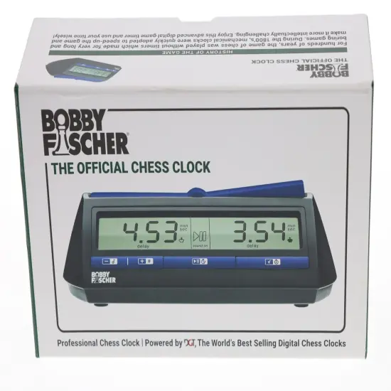 Bobby Fischer Digital Chess Clock/Timer - Powered by DGT {6}