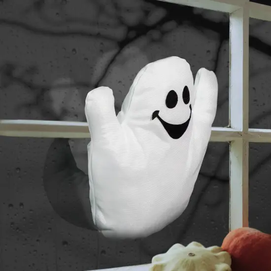 Northlight Ghastly Ghost 3-D Halloween Window Decoration - 10" White {7}