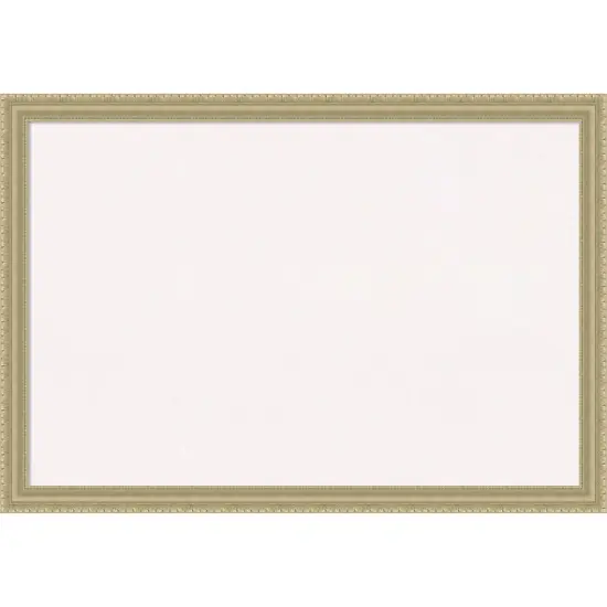 Champagne Teardrop Wood Framed Corkboard, White Cork {1}