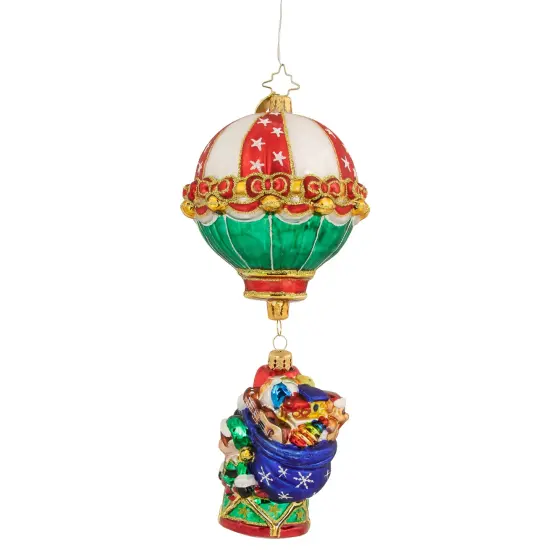 Christopher Radko Christopher Radko Soaring To Holiday Heights Glass Christmas Ornament 1020960 Red {6}