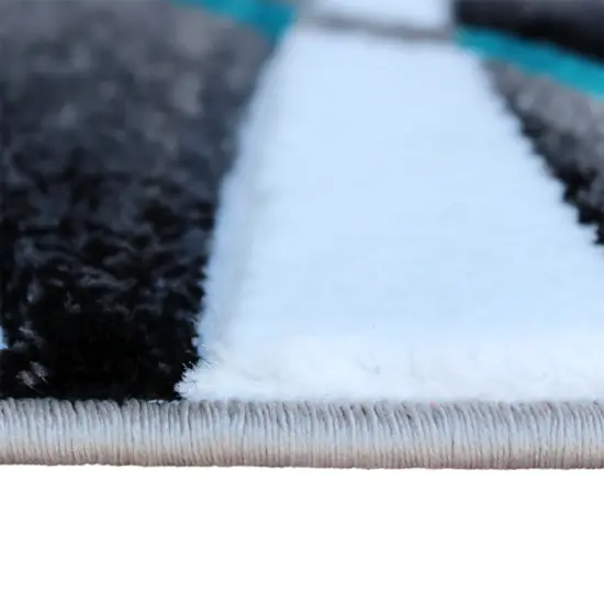 Masada Rugs Sophia Collection Area Rug with Hand Carved Intersecting Arch Design {6}