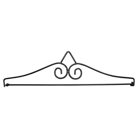 Northlight 14.5 Inch Black Metal Garden Flag Hanger {1}