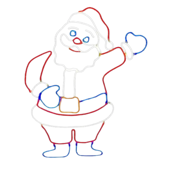 Santa Neon LED Christmas Decor {1}