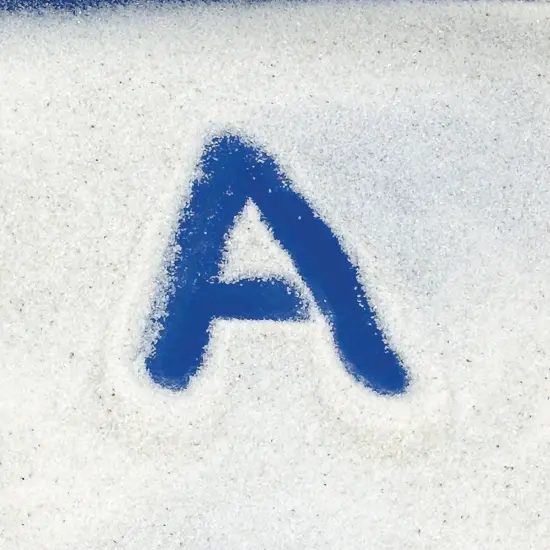 Primary Concepts Letter Formation Sand Tray Beige {4}