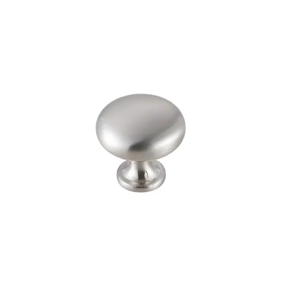 Cadon 1.2" Diameter Brushed Nickel Mushroom Knob Multipack (Set of 10) {4}