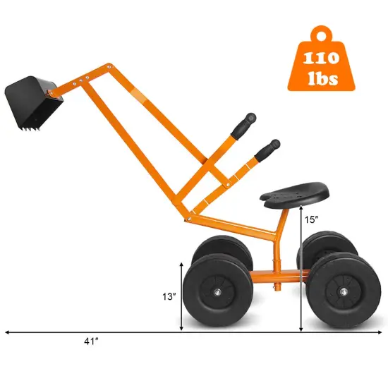 Heavy Duty Kid Ride-on Sand Digger Digging Excavator {4}