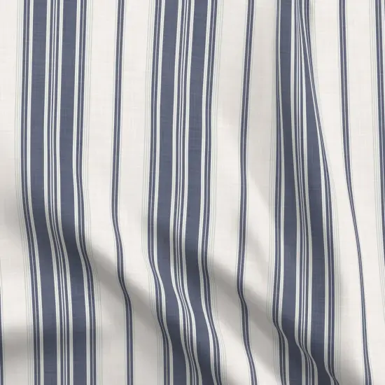 Various Fabrics by the Yard or Fat Quarter Ticking Stripe Elegant Neutral Traditional Medium Scale Custom Printed Fabric by Spoonflower {5}