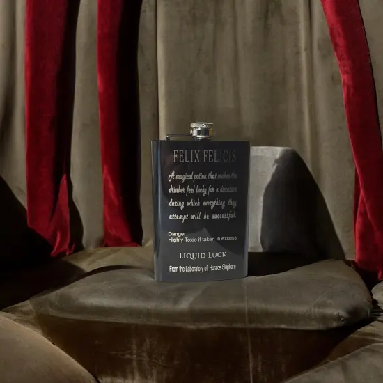 8oz BLACK Felix Felicis black flask {5}