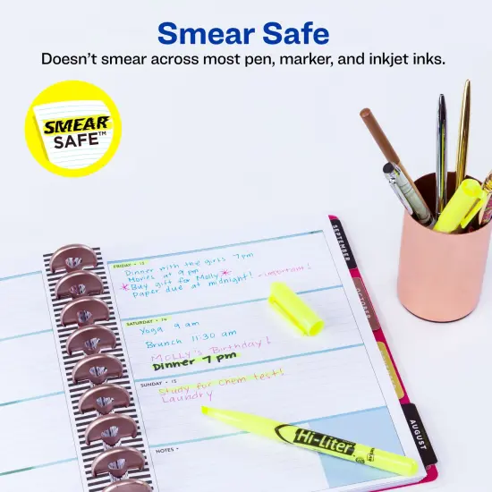 Avery Hi-Liter Value Pack Pen-Style Highlighters, Smear Safe Ink, 200 Fluorescent Yellow Highlighters (23825) {2}