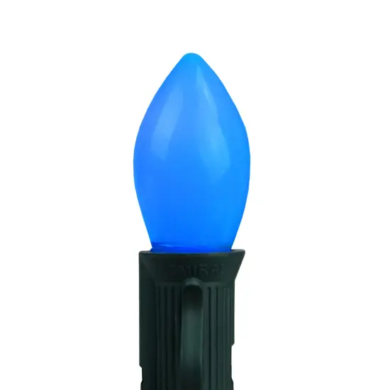 Sienna Pack of 4 Opaque Blue LED C7 Christmas Replacement Bulbs {3}