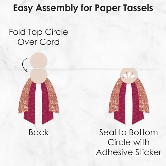 Big Dot of Happiness But First, Wine - DIY Wine Tasting Party Pennant Garland Decoration - Triangle Banner - 30 Pieces {7}