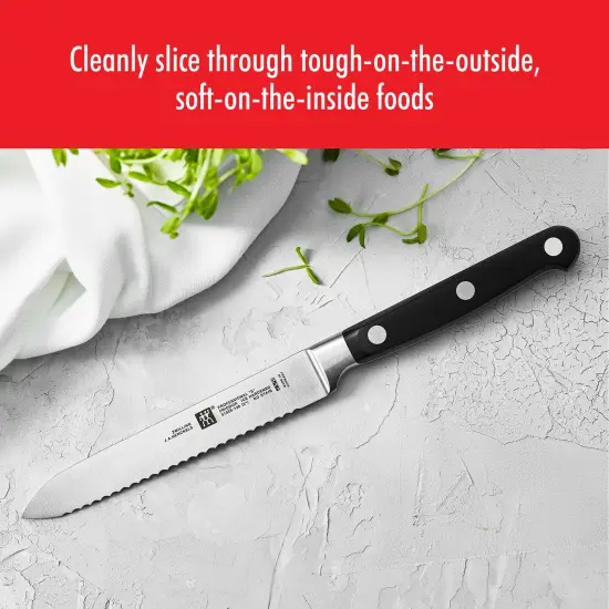 ZWILLING Professional "S" 5-inch Serrated Utility Knife {3}