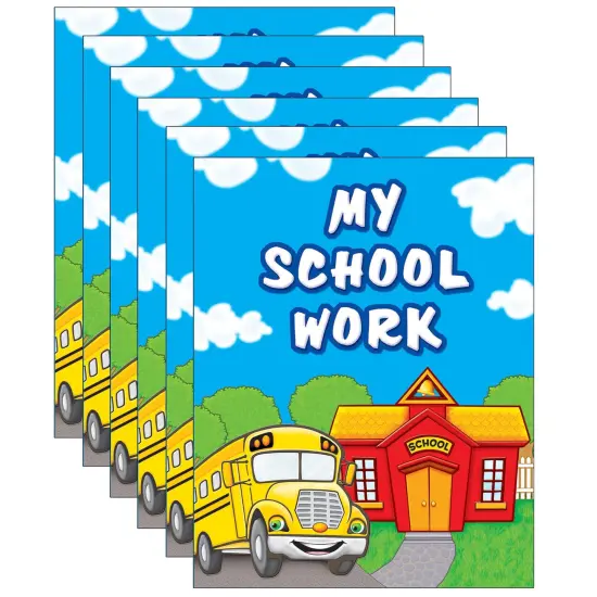 My School Work Pocket Folder, Pack of 6 {1}