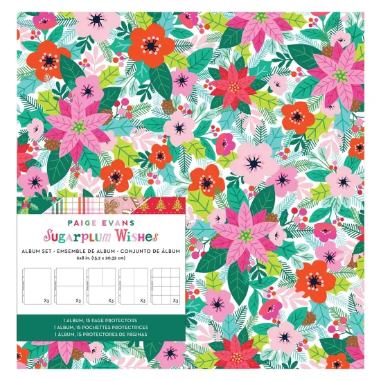 Paige Evans Sugarplum Wishes Album 6"X8"-Includes 15 Page Protectors {1}