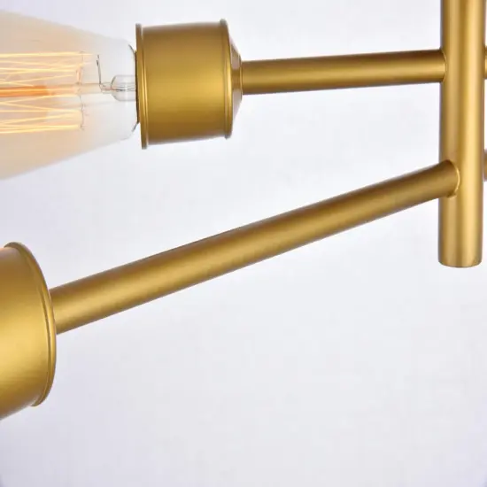 Axel 5 Lights Brass Wall Sconce {6}