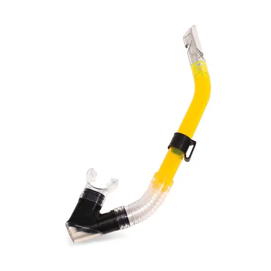 Swim Central 20" Yellow and Black Center-Mount Swimming Pool Training Snorkel {1}