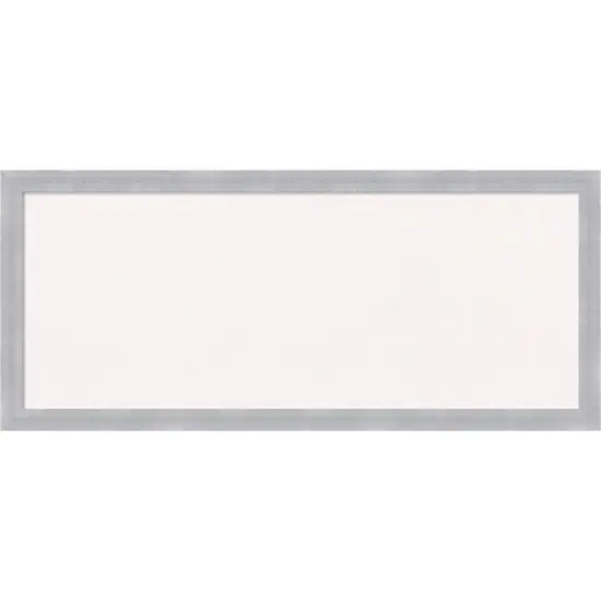 Grace Narrow Framed Corkboard, White Cork Nickel {1}