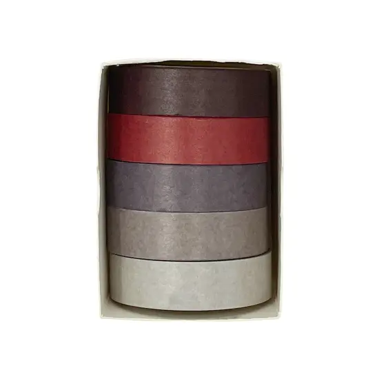 Wrapables Solid Color Washi Tape (Set of 5) Dusk {1}