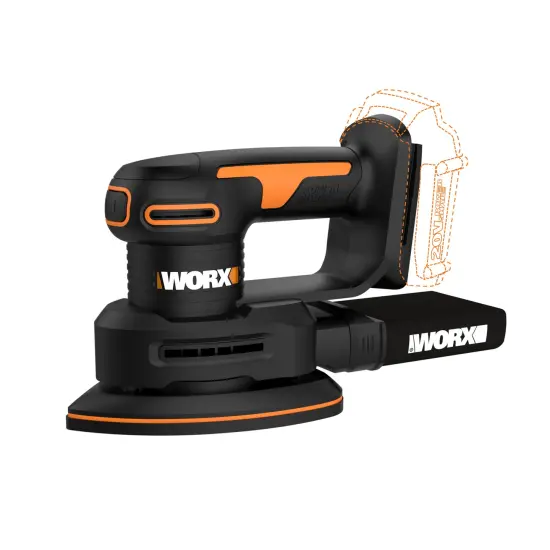 Worx WX822L.9 20V Power Share Cordless Detail Sander (Tool Only) {1}