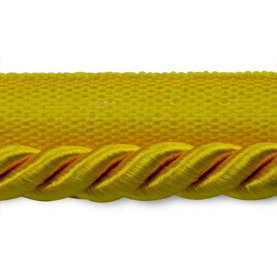 5 yards of Emmerson 1/4" Twisted Lip Cord Trim | 5 yard cut Yellow Gold {1}