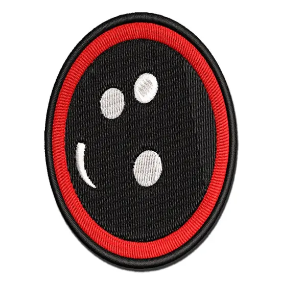 Bowling Ball Multi-Color Embroidered Iron-On or Hook & Loop Patch Applique {1}