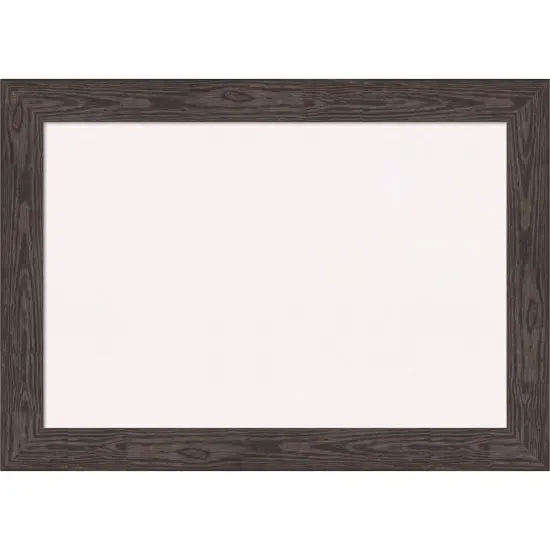 Bridge Wood Framed Corkboard, White Cork Black {7}