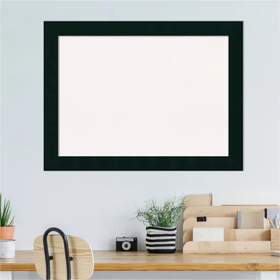 Tribeca Black Wood Framed Corkboard, White Cork {5}