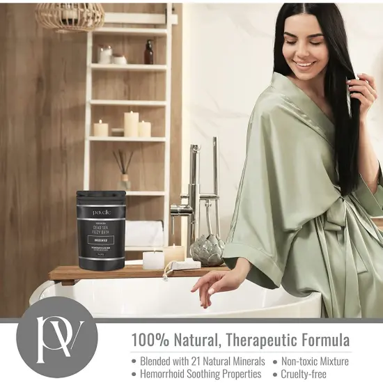 Pavelle Dead Sea Fizzy Bath Bomb, Fizzy Bath Bombs For Women & Men, 14 oz (397g) {5}