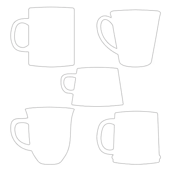 P13 Light Chipboard Album Base 6"X6"-Mix And Match, Coffee Break {4}