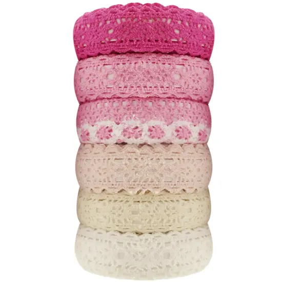 Wrapables Colorful Decorative Lace Tape Collection (set of 6) GRP5 {2}
