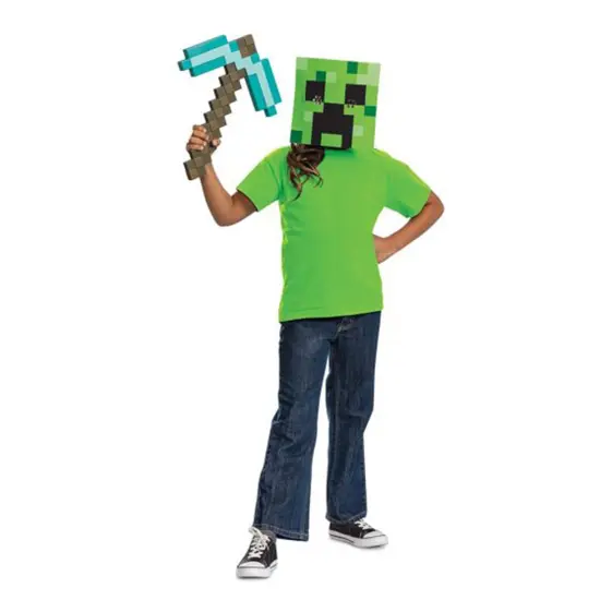 Minecraft Pickaxe and Mask Child Accessory Set {6}