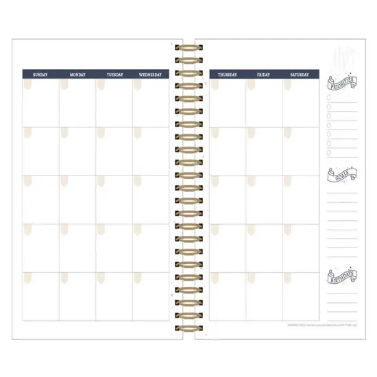 Harry Potter Navy Constellation Weekly Undated Planner Set {3}