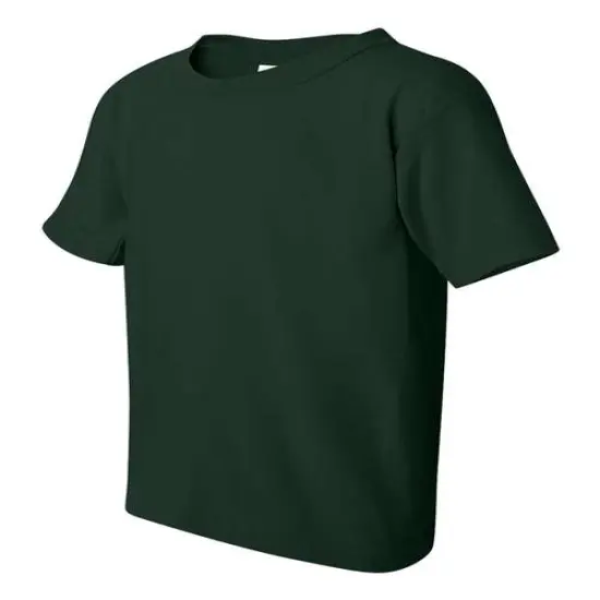 Gildan&reg; Heavy Cotton Crew Neck Short Sleeve Youth T-Shirt Forest Green {2}