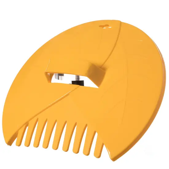 Decorative Pair of Leaf Scoops, Hand Rakes for Lawn and Garden Cleanup Yellow {5}