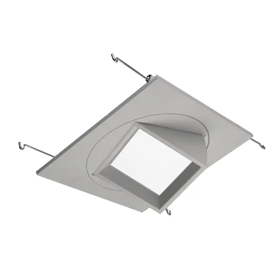 NICOR 5 in. Multi-Adjustable Square LED Fixture with Housing in 3000K Soft White {5}