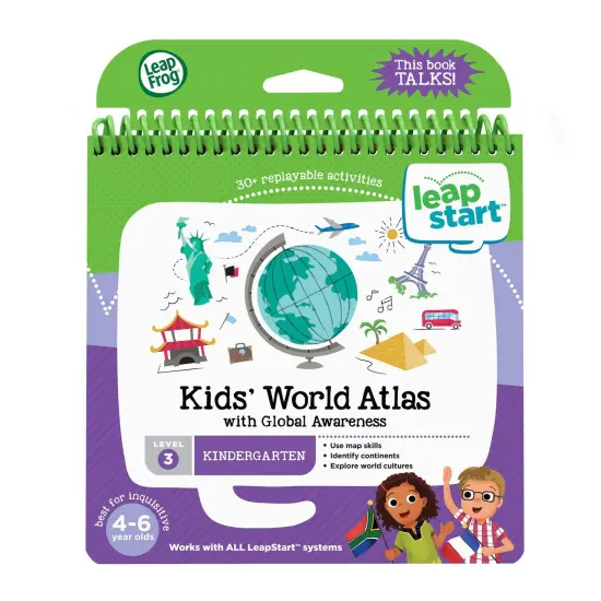 LeapFrog LeapStart Kindergarten Activity Book: Kids' World Atlas and Global Awareness {1}
