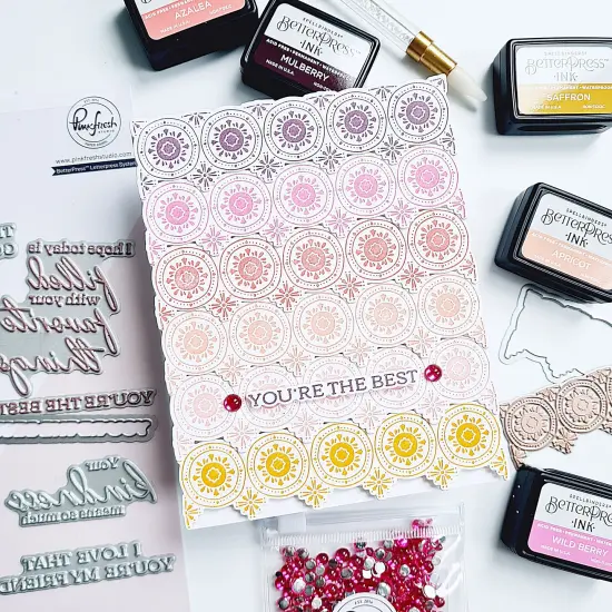 Pinkfresh Studio Die-Medallion Border {3}