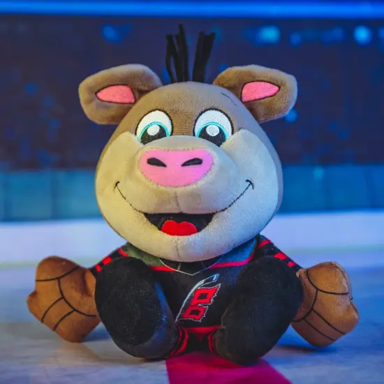 Bleacher Creatures Carolina Hurricanes Stormy 8" Kuricha Mascot Plush (Black Uniform) {4}