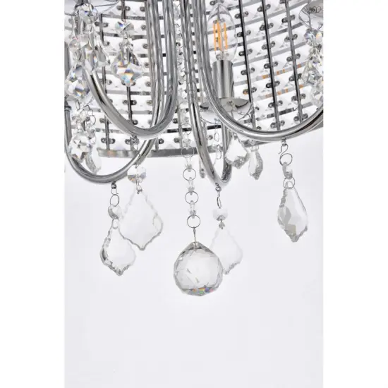 Elise 17 inch pendant in chrome {4}