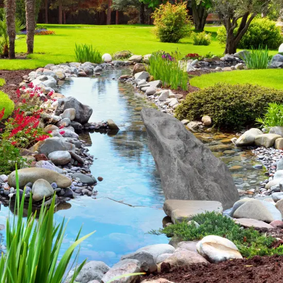 Outdoor Natural Artificial Arrow Rock Decor for Gardens, Lawns, and Landscapes {2}