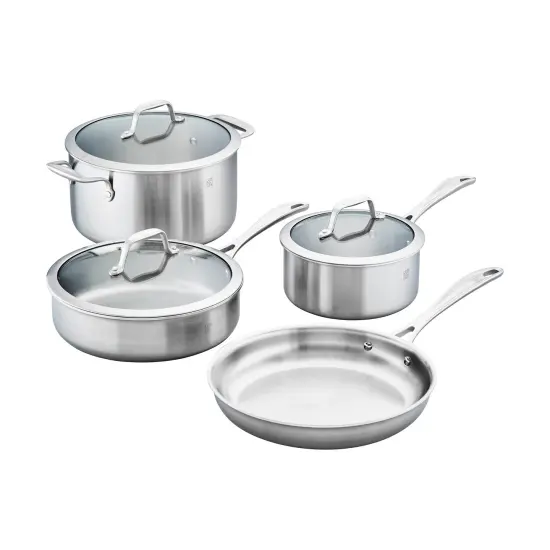 ZWILLING Spirit 3-ply 7-pc Stainless Steel Cookware Set {1}