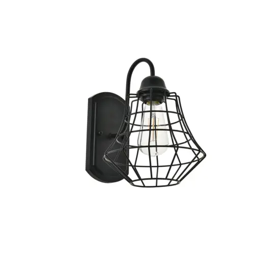 Candor 1 light black Wall Sconce {4}