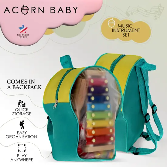 Acorn Baby Music Instrument Set - Toy Musical Instruments 28pc Percussion Set {4}