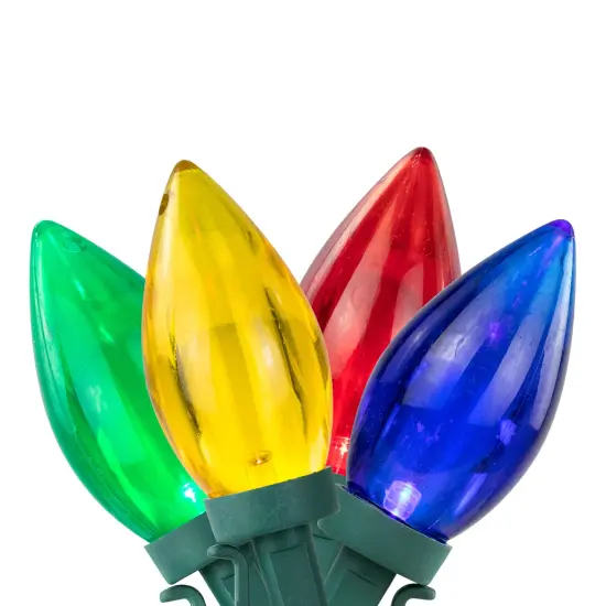 Northlight LED C9 Christmas Lights - Multi-color - 16' Green Wire - 25ct {1}