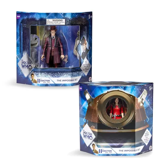 Doctor Who The Impossible Set w/ 11th Doctor & Oswin Oswald 5" Action Figures {5}