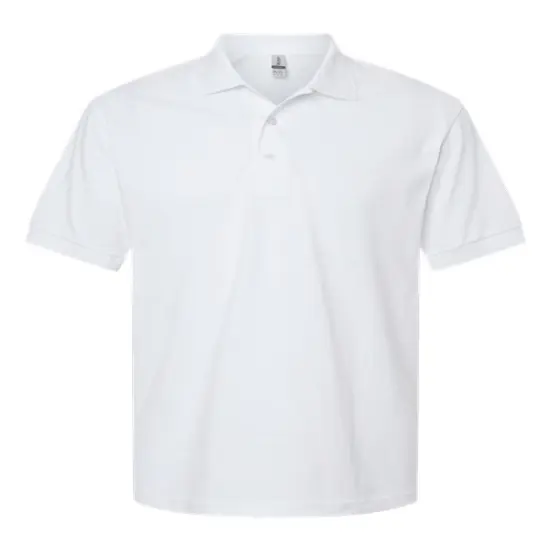 Gildan&reg; DryBlend Short Sleeve Jersey Polo White {1}