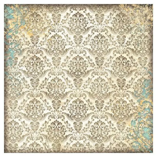 Stamperia Polyester Fabric 12"X12" 4/Pkg-Sir Vagabond In Fantasy World {4}