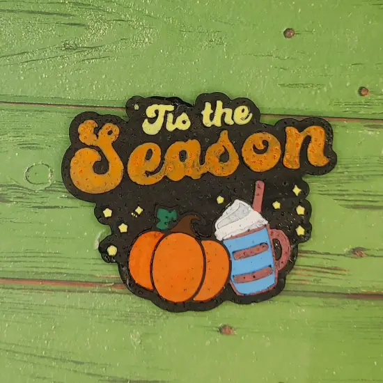 Tis the Season - Fall/Autumn - Silicone Freshie Mold {2}
