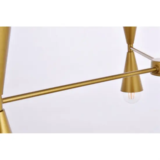 Cade 34 inch pendant in brass {6}