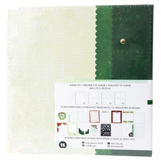 Vicki Boutin Evergreen & Holly Album Set 6"X8" {3}